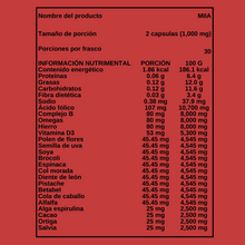 Cargar imagen en el visor de la galería, TAVOO - CAPSULAS MIAA ANEMIA Y FALTA DE HIERRO - 60 capsulas (500 mg)
