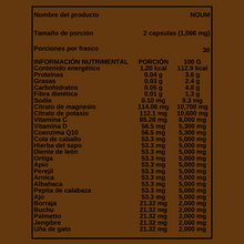 Cargar imagen en el visor de la galería, TAVOO - CAPSULAS NOUM RIÑONES Y PROSTATA  - 60 capsulas (533 mg)
