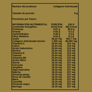 DIVINO SOPPLEMENTO - Colageno hidrolizado con herbolaría sabor Vainilla - 400 g