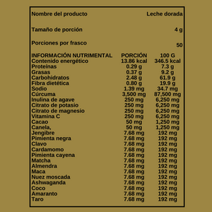 DIVINO SOPPLEMENTO - Leche dorada - 200 g