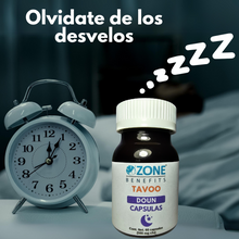Cargar imagen en el visor de la galería, TAVOO - CAPSULAS DOUN SUEÑO Y ESTRÉS - 60 capsulas (500 mg)