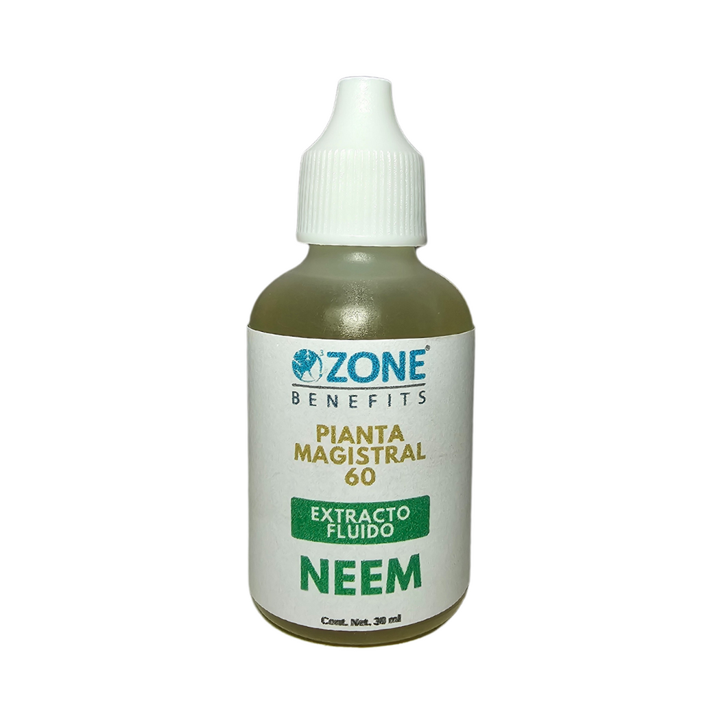PIANTA MAGISTRAL - Tintura madre de neem al 60% - 30 ml (Gotero de plastico)