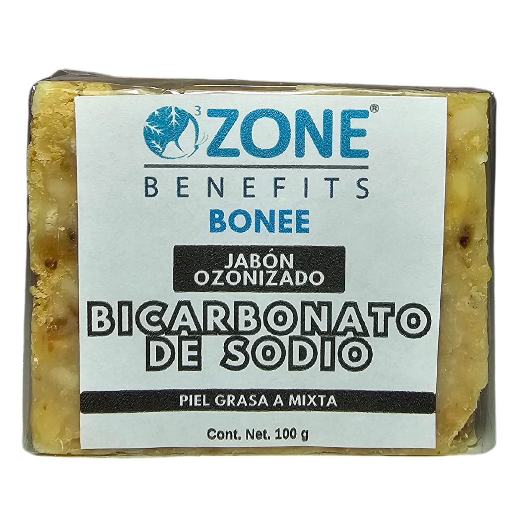 BONEE - Jabón artesanal ozonizado de bicarbonato de sodio - 100 g