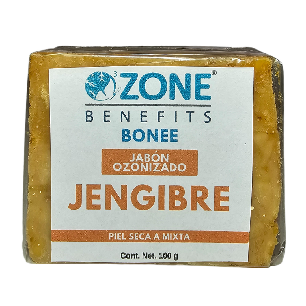 BONEE - Jabón artesanal ozonizado de jengibre - 100 g