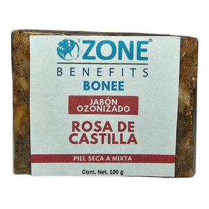 BONEE - Jabón artesanal ozonizado de rosa de castilla - 100 g