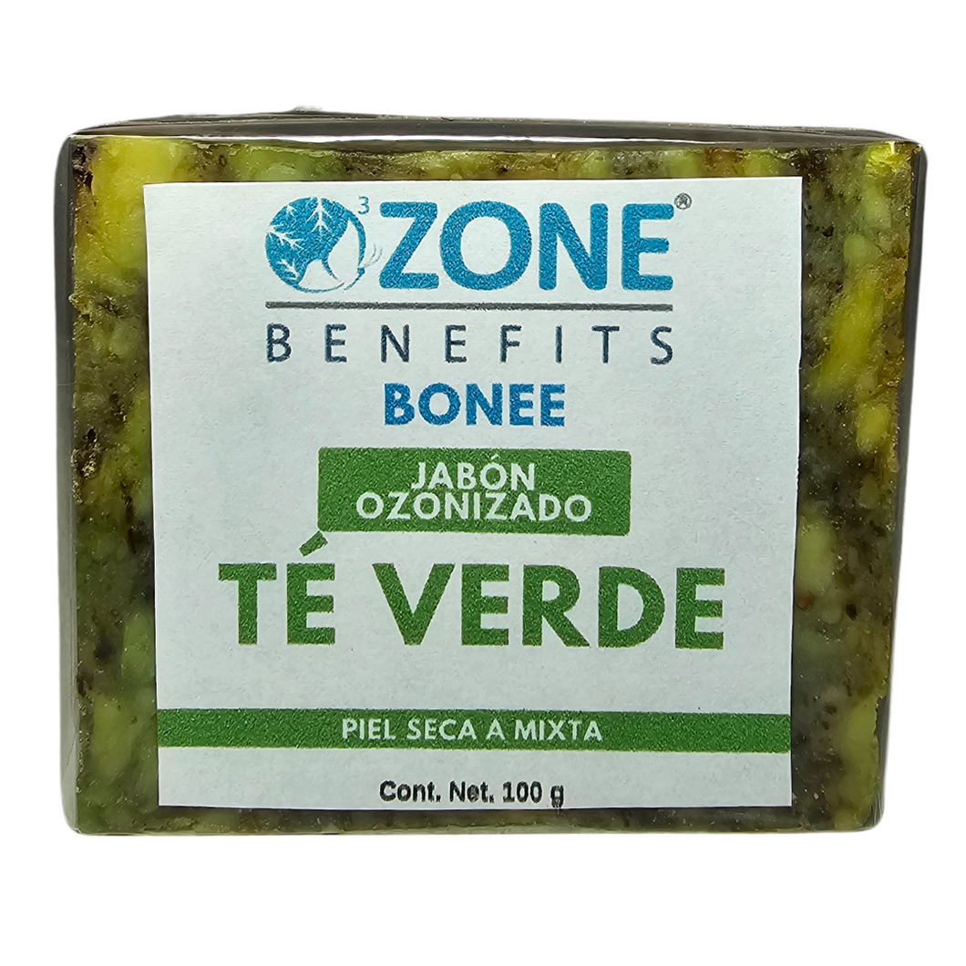BONEE - Jabón artesanal ozonizado de té verde - 100 g