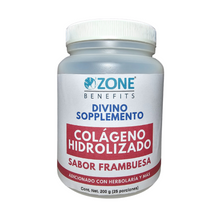Cargar imagen en el visor de la galería, DIVINO SOPPLEMENTO - Colágeno hidrolizado con herbolaria sabor Frambuesa - 200 g
