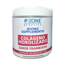 Cargar imagen en el visor de la galería, DIVINO SOPPLEMENTO - Colágeno hidrolizado con herbolaria sabor Frambuesa - 100 g