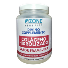 Cargar imagen en el visor de la galería, DIVINO SOPPLEMENTO - Colágeno hidrolizado con herbaolaria sabor Frambuesa - 400 g
