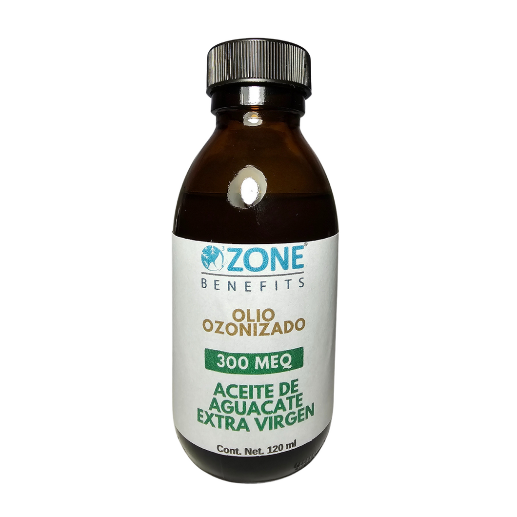 OLIO OZONIZADO - Aceite ozonizado de aguacate 300 Meq - 120 ml