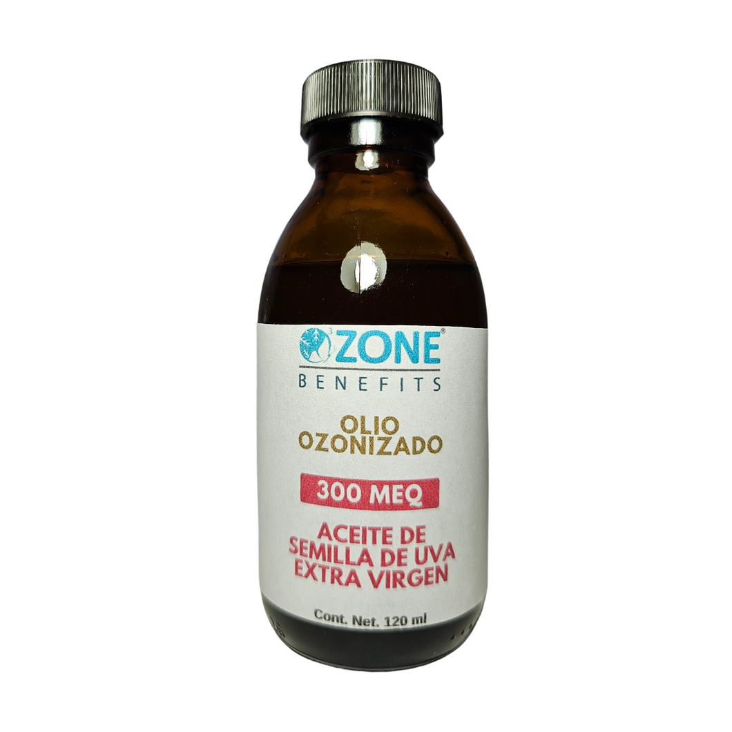 OLIO OZONIZADO - Aceite ozonizado de semila de uva 300 Meq - 120 ml