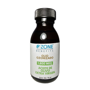 OLIO OZONIZADO - Aceite ozonizado de olivo 1,800 Meq - 70 ml