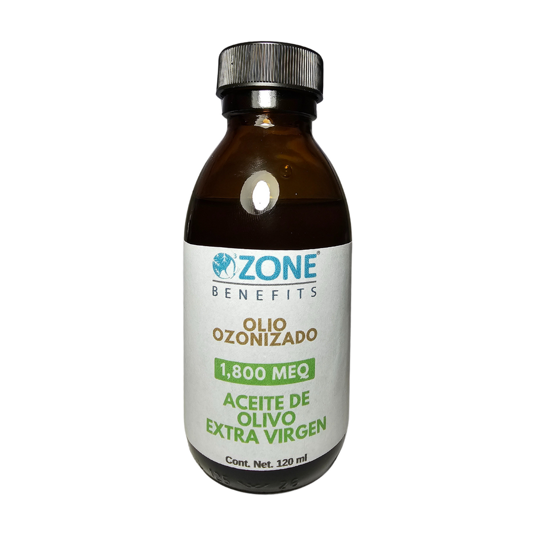 OLIO OZONIZADO - Aceite ozonizado de olivo 1,800 Meq - 120 ml