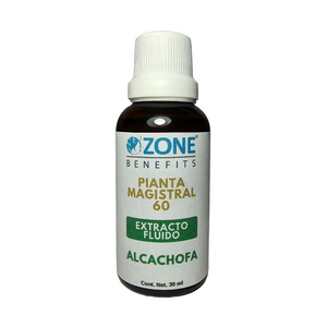 PIANTA MAGISTRAL 60 - Tintura madre de alcachofa al 60% - 30 ml (Gotero de vidrio)