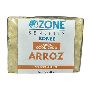 BONEE - Jabón artesanal ozonizado de arroz - 100 g