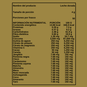 DIVINO SOPPLEMENTO - Leche dorada - 100 g