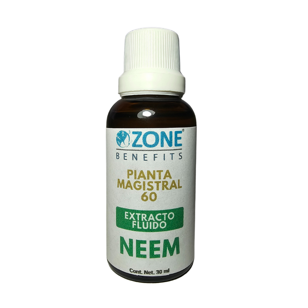 PIANTA MAGISTRAL - Tintura madre de neem al 60% - 30 ml (Gotero de vidrio)