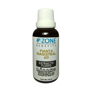 PIANTA MAGISTRAL - Tintura madre de rábano negro al 60% - 30 ml (Gotero de vidrio)