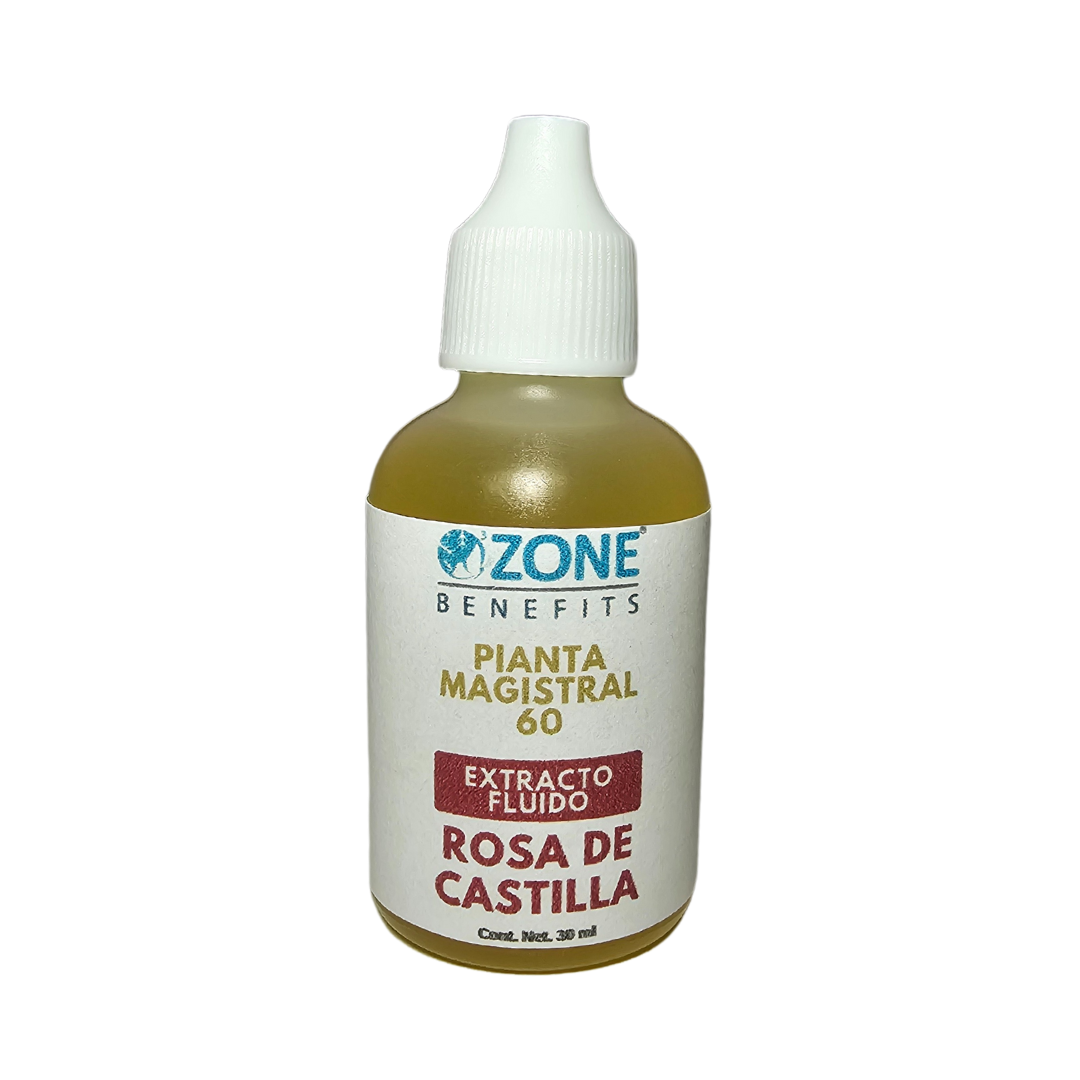 Beneficios de la Tintura Madre de Rosa de Castilla al 60% – OZONE BENEFITS
